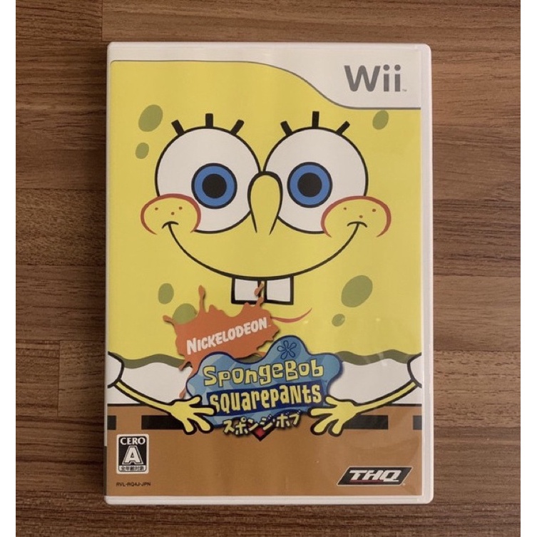 Wii 海綿寶寶 海棉寶寶 SpongeBob 正版遊戲片 原版光碟 日文版  日版適用 二手片 中古片 任天堂