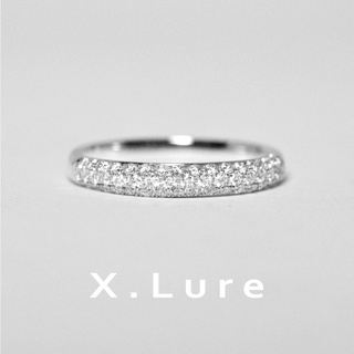 【X.LURE】14K 滿鑽密鑲鑽石線戒 線戒 鑽戒 K金戒 女戒 真金 真鑽 K金 輕珠寶