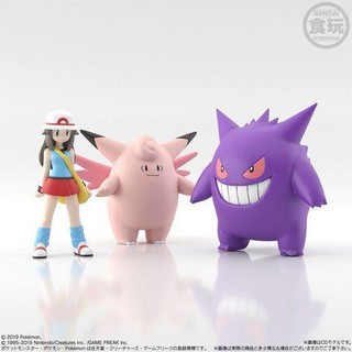 現貨 日版 魂商店限定 神奇寶貝 精靈寶可夢 SCALE WORLD 碧藍 皮皮 耿鬼 套組 PVC 盒玩