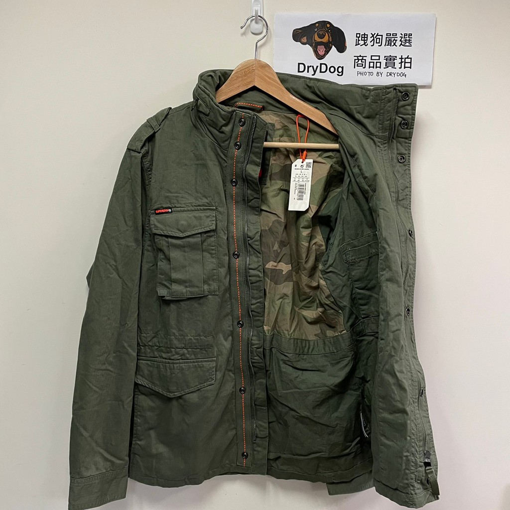 跩狗嚴選 戰火英雄 極度乾燥 Superdry Rookie M65 軍裝 夾克 外套 重磅純棉 軍綠 沙漠內襯 多口袋