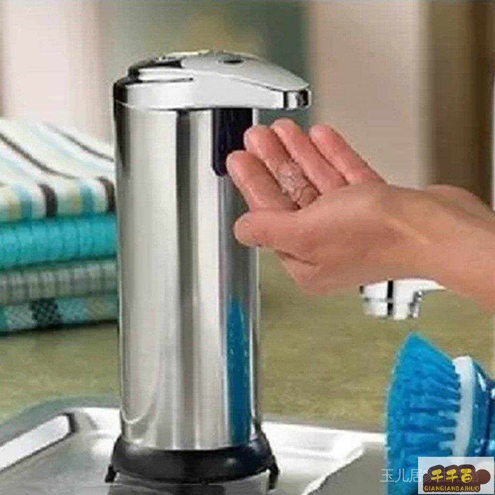 不銹鋼 洗手液機 自動感應 給皂機 皂液器 皂液機 不銹鋼 紅遠外 自動給泡機 泡泡 QMal/千千百貨