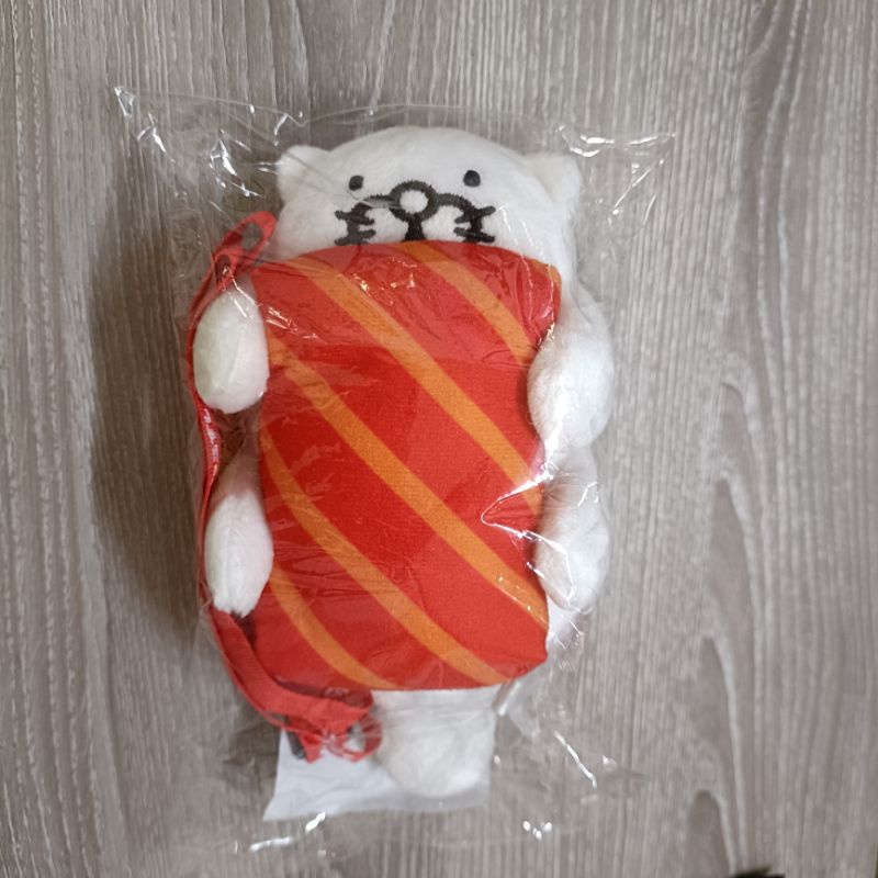 壽司郎集點吉祥物娃娃卡套-鮪魚壽司貓