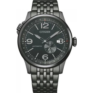 【大新竹鐘錶】Citizen 星辰錶 都會時尚全黑透背自動上鍊機械男錶 NJ0147-85E 錶徑42MM