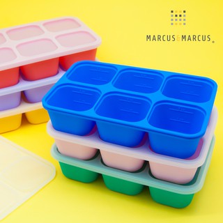 加拿大 Marcus Marcus 動物樂園造型矽膠副食品分裝儲存盒(多款繽紛任選)【安琪兒婦嬰百貨】