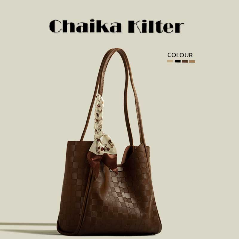 Chaika Kilter 女士時尚高端 niche 百搭大容量單肩斜挎手提袋 CK1397