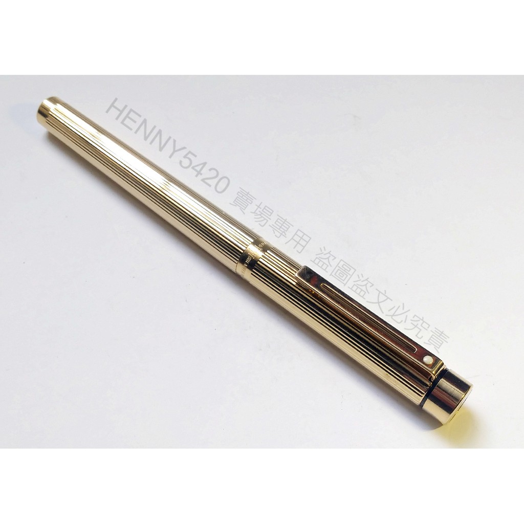 SHEAFFER 西華 TARGA 1005 14K  金條紋 美製 鋼筆