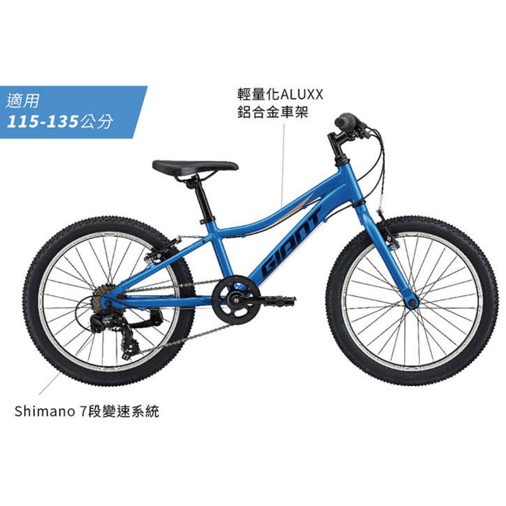 拜客先生－【GIANT】捷安特 XTC JR 20 LITE 身高115-135cm(+2) 鋁合金車架 終身保固