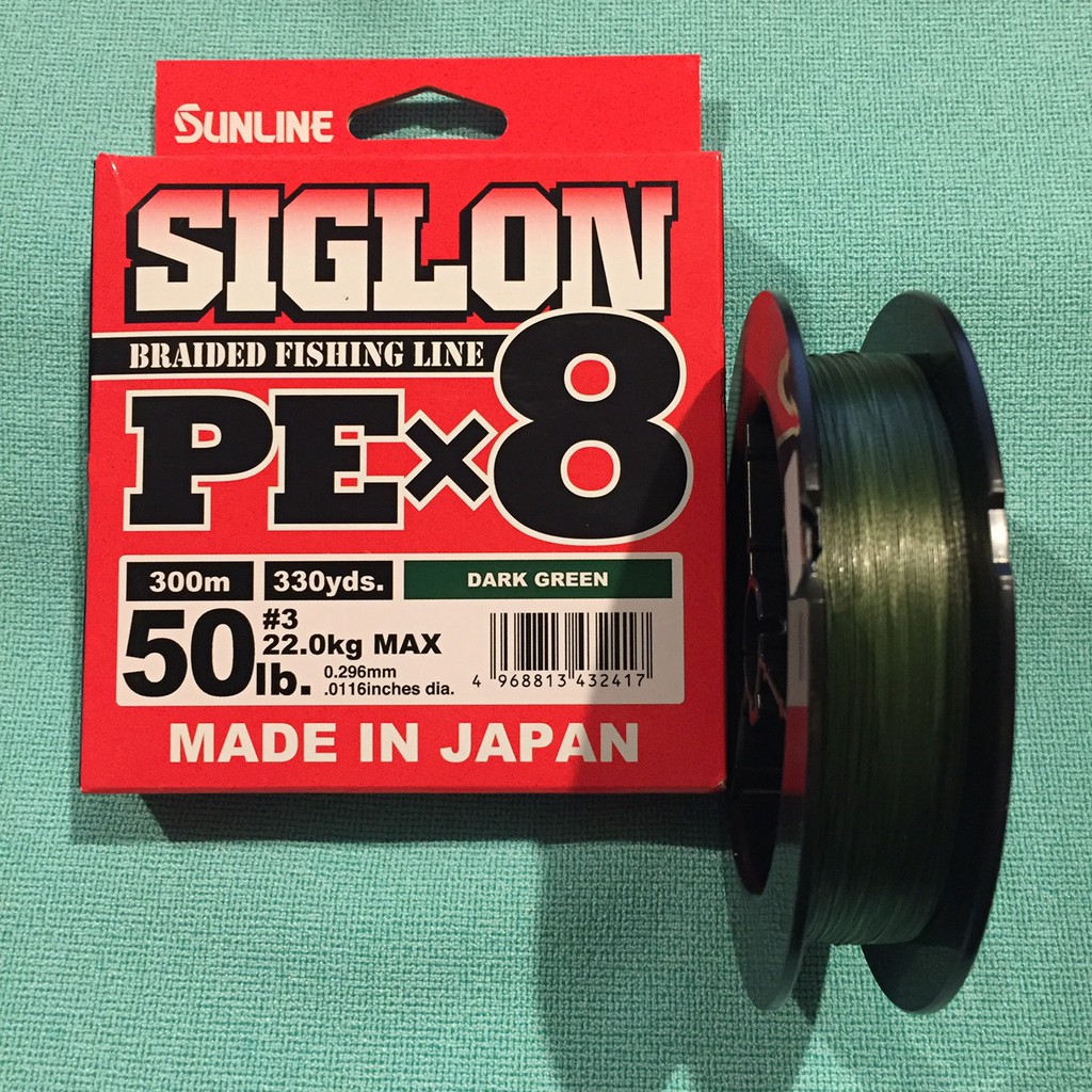 ❖天磯釣具❖ 日本 SUNLINE SIGLON X8 墨綠色 八股 PE線 高強力八本編 300M 滿千免運費!