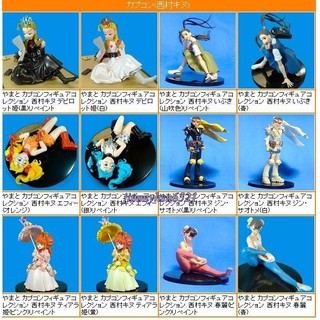 日版盒玩 CAPCOM 卡普空 電玩角色 西村氏設計 春麗 伊吹 金早乙女(龍) 蓋亞公主 德維洛公主 艾菲
