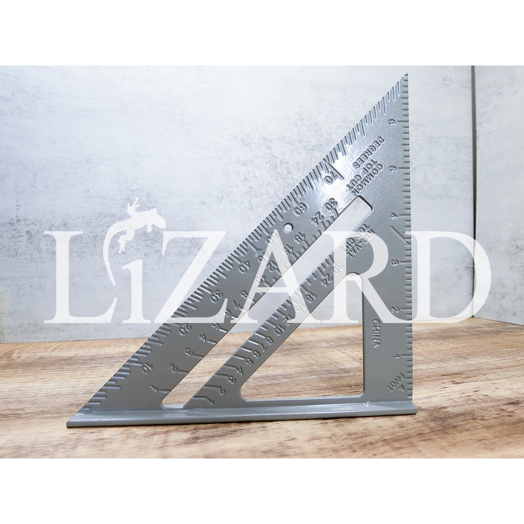 鋁鑄三角尺7吋多件折扣45度角度尺直角尺量角角度尺三角尺靠尺 蝦皮購物