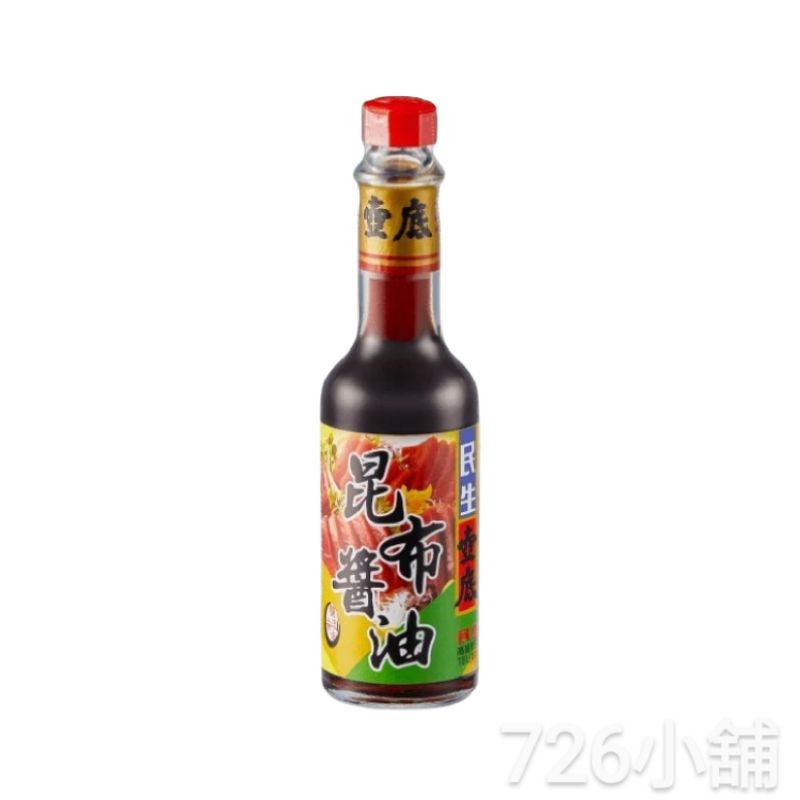 民生  壺底油昆布醬油(70g/瓶3入）
