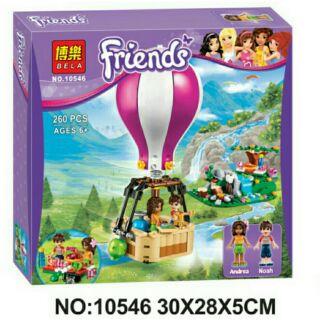 磚塊積木-博樂10546心湖城熱氣球女孩Friends系列相容LEGO非樂高41097