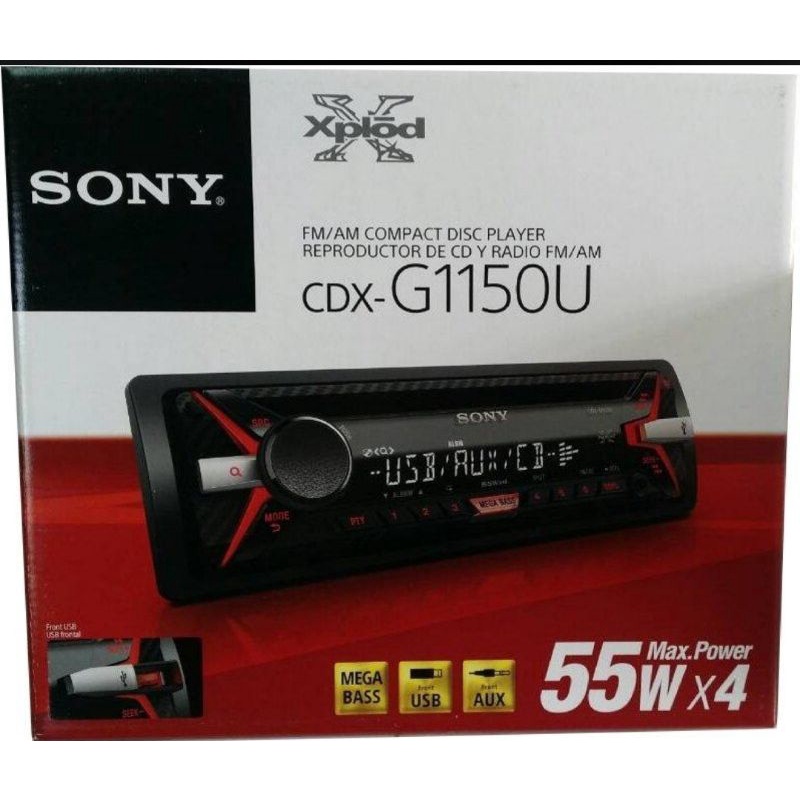sony原廠公司貨1din主機[CDX-G1150U]，支援USB.AUX.CD播放