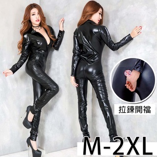 VQ M-2XL多尺碼女王套裝 皮衣 加大碼情趣角色服 開檔免脫 搜查官 女警偵查 大尺碼角色扮演 SM 貓女 L607