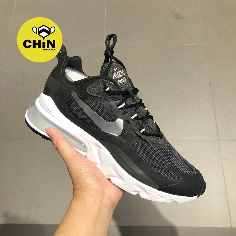 ☆CHIN代購☆Nike 慢跑鞋 Air Max 270 React 黑 白 銀 氣墊 運動鞋 CQ4598-071