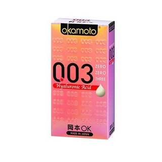 【蝦皮直營】Okamoto岡本 003 HA玻尿酸極薄保險套 6入/盒 安全套 衛生套 避孕套 輕薄貼身