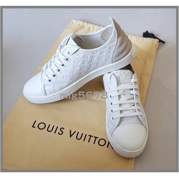 LV 路易威登Louis Vuitton FRONTROW 經典Monogram壓紋款 小牛皮 網球鞋 休閒鞋 運動鞋