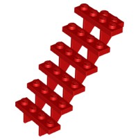 樂高 Lego 稀有 紅色 樓梯 梯子 7x4x6 30134 城市 街景 積木 玩具 建築 零件 Red Stairs