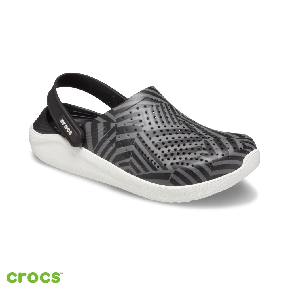 Crocs卡駱馳 (中性鞋)LiteRide幾何龐克克駱格-206410-0CD_洞洞鞋