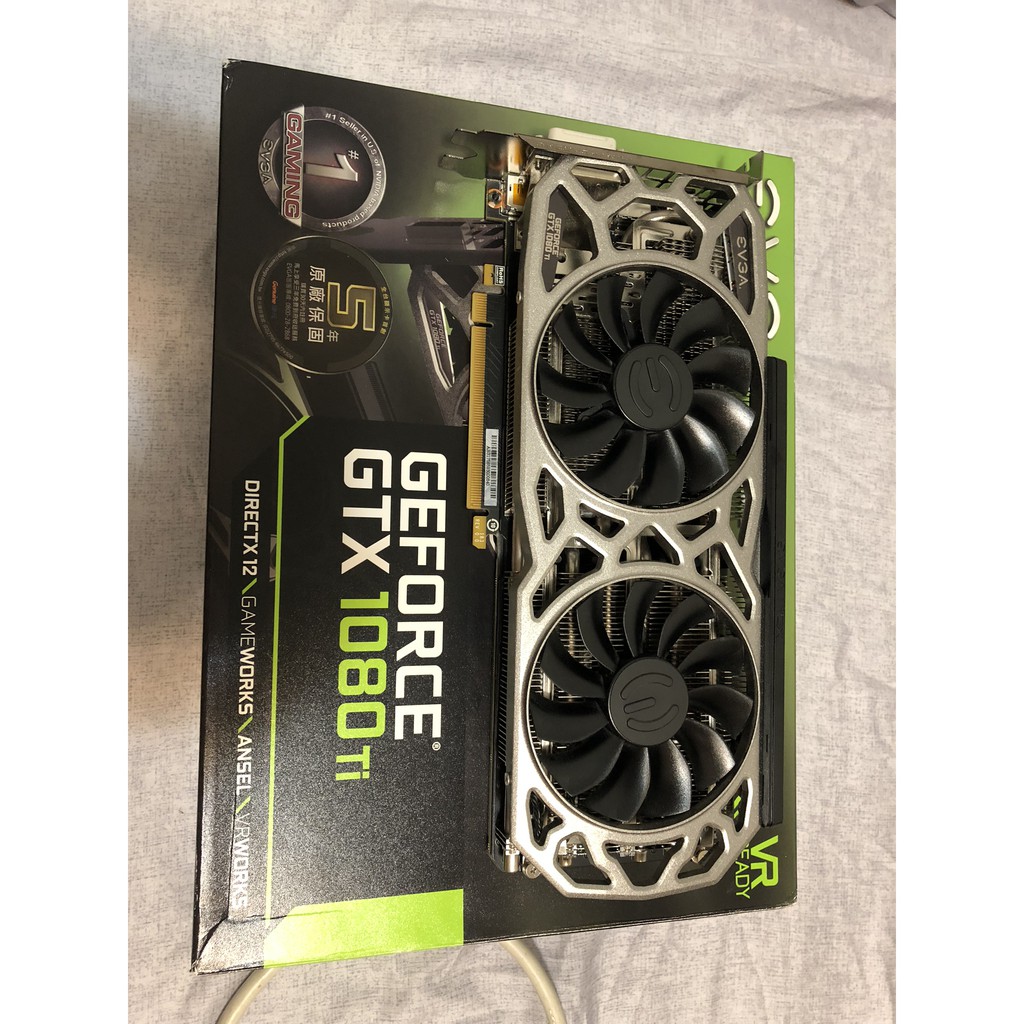 EVGA GTX 1080Ti  雙風扇 五年保