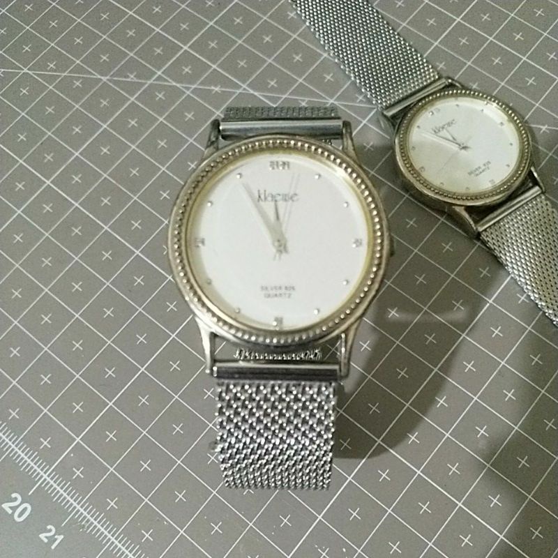 純銀手錶 klaeuse 石英錶 925銀 日本製造 瑞士機芯（流水號3031899）