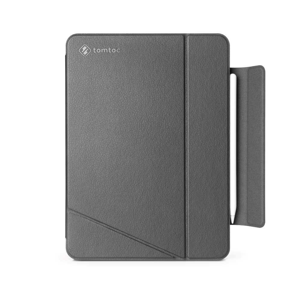 tomtoc 磁吸可拆式 iPad Air 11 吋 (第 7 代，2025，M3) 聰穎雙面夾保護套, 黑