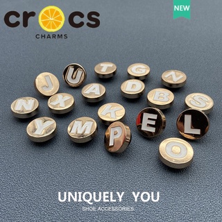 Crocs jibbitz 鞋釦 洞洞鞋配飾 鞋花 高品質金屬字母 A-Z 用於crocs鞋金屬裝飾