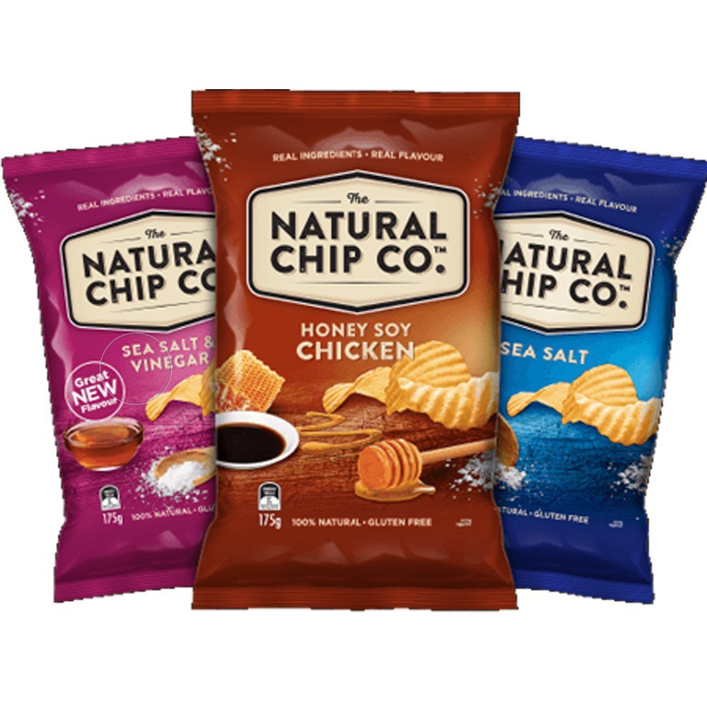 Natural CHip Co 波浪厚片洋芋片 175g 澳洲 海鹽黑胡椒 海鹽酸醋【Suny Buy】
