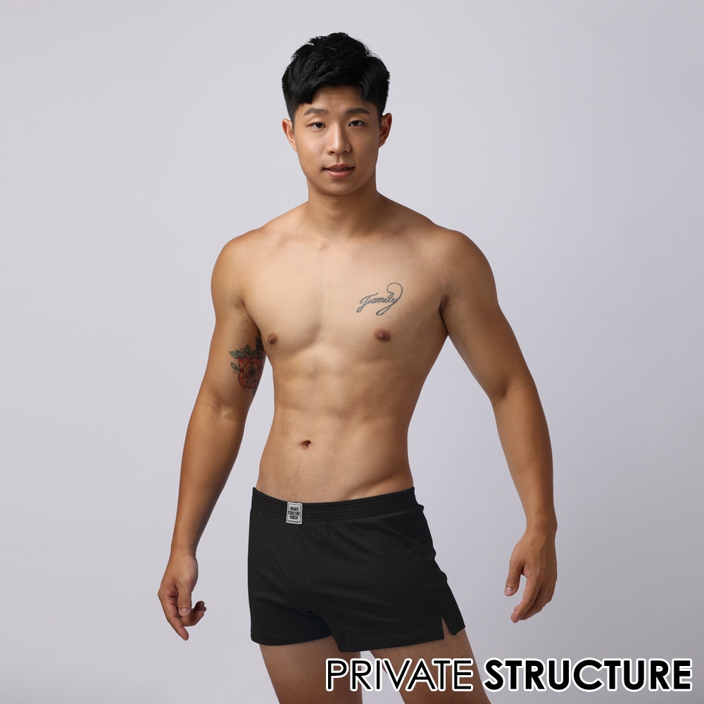 Private Structure BASICS 巨擘系列多功能男平口褲/兩用褲(黑色)