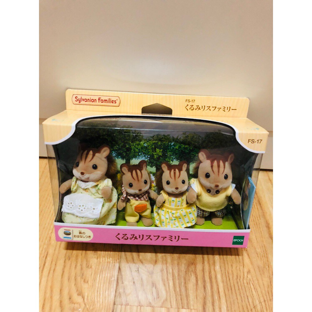 (現貨)日本森林家族 Sylvanian Family 紅松鼠家庭 松鼠家庭人偶組 家族 人偶組 玩偶