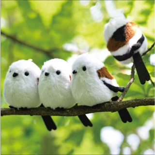 現貨🌸日本的動物 鳥 銀喉長尾山雀 絨毛 玩偶 娃娃 珠鍊吊飾 雪精靈 小鳥