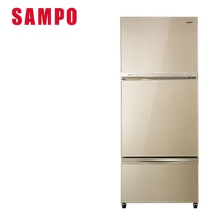 SAMPO 聲寶- 605L三門變頻冰箱 SR-C61GDV-Y8 -含基本安裝+舊機回收 大型配送