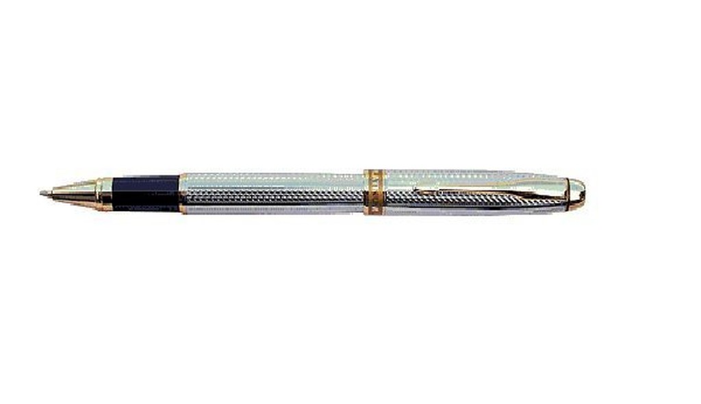 PLATINUM 白金牌 高級包銀刻紋 鋼珠筆 (WAG-800)
