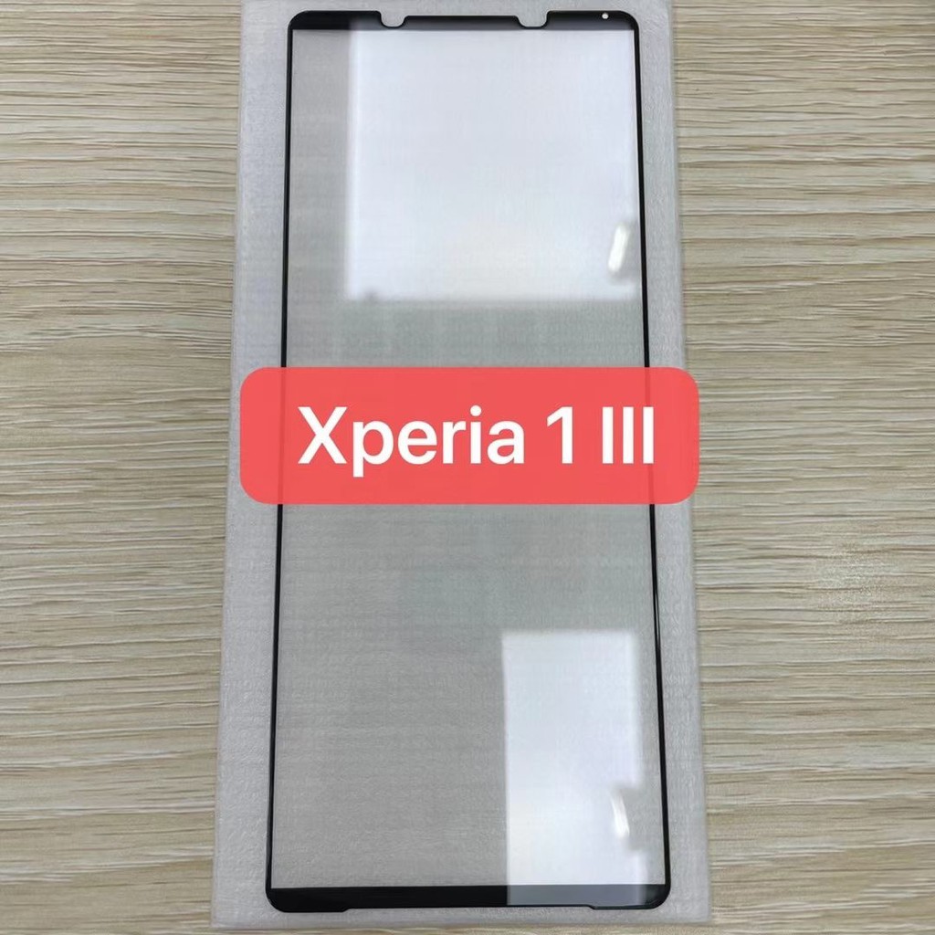 索尼Xperia 1 III鋼化玻璃膜Xperia 10 III全膠電鍍手機保護貼Xperia 10 III膜