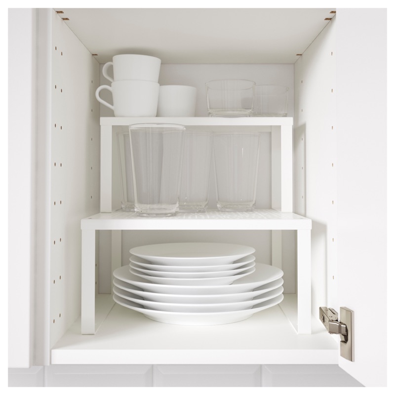 IKEA代購 VARIERA 層架隔板 （鋼質）實用收納 碗盤、杯架