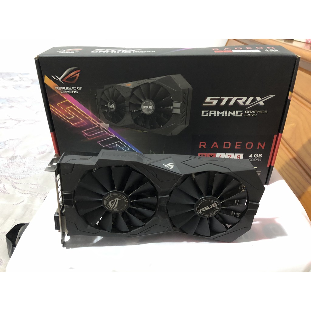 ASUS ROG STRIX RX 470 4G OC 二手 過保