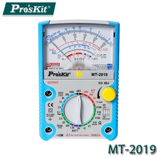 【MR3C】含稅附發票 ProsKit寶工 MT-2019 指針型防誤測 三用電錶