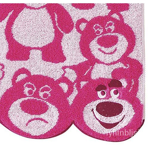 茗軒【玩具】日本disney迪士尼周邊正版玩具總動員草莓熊毛巾洗臉巾小方巾浴巾