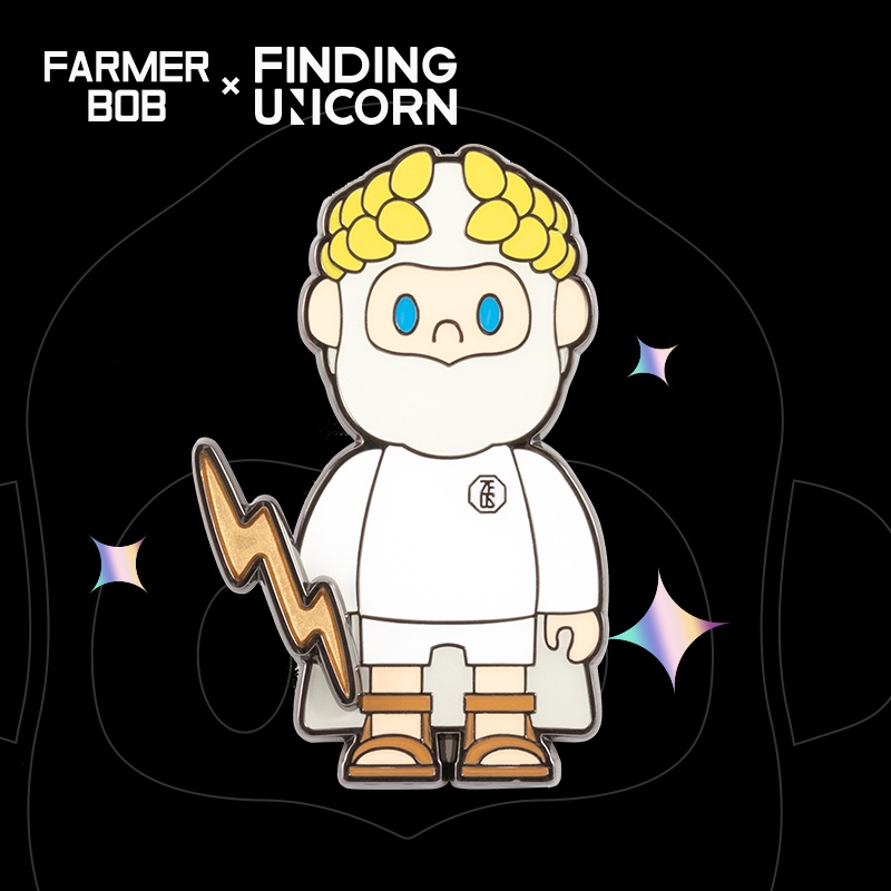 【整套】尋找獨角獸 D FARMER BOB珍藏版徽章盲盒金屬紀念品胸針