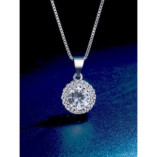 【SK飾品】歐美同款 單鑽項鍊【850062】S925純銀項鍊 純銀項鍊 短練 鎖骨鏈