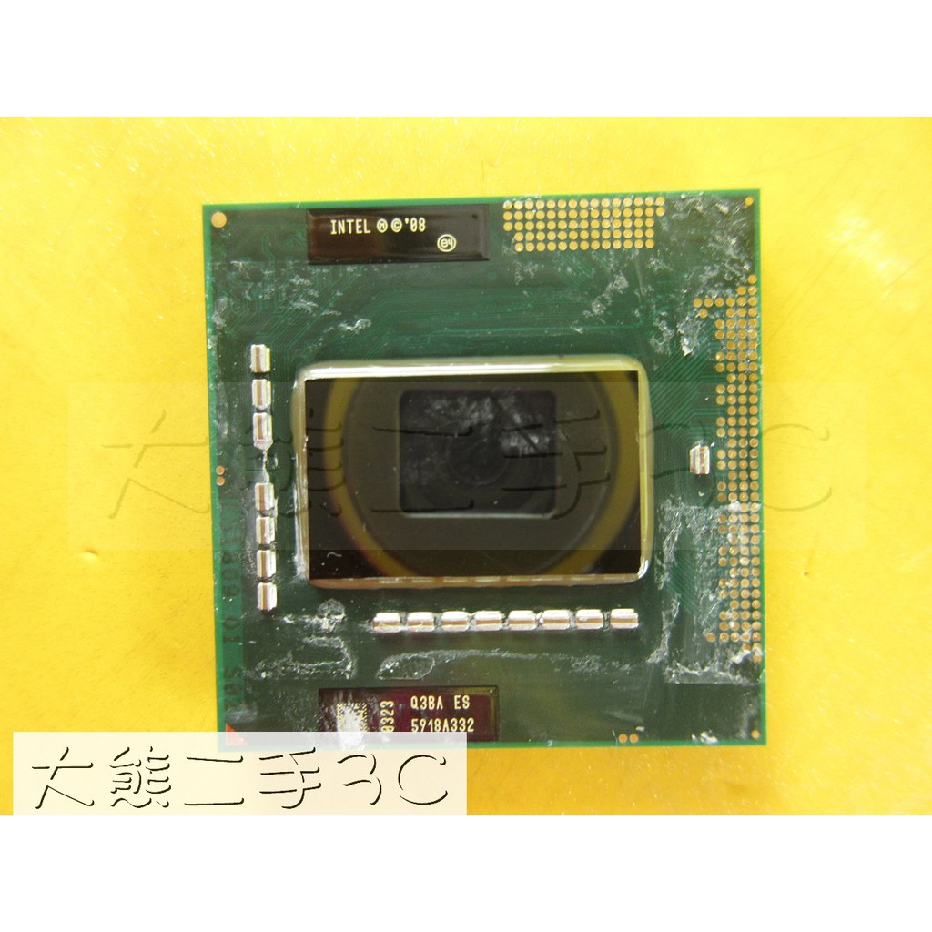 【大熊二手3C】CPU-988A G1 Q3BA ES i7-720QM UP 2.8G 6M 2.5 GT/ 4C8T