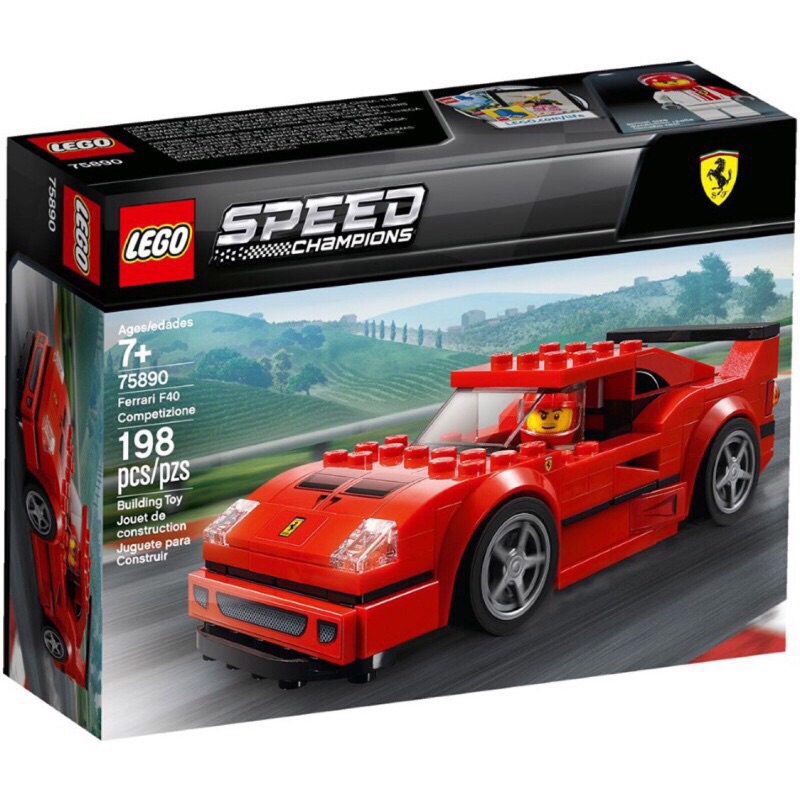 ［宅媽科學玩具］樂高LEGO 75890 Ferrari F40 Speed系列