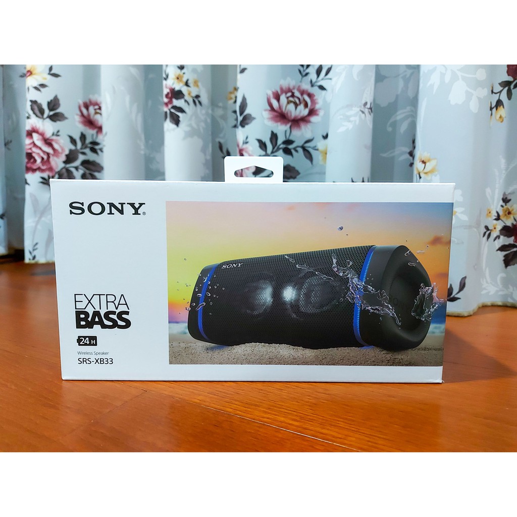 SONY SRS-XB33 藍牙喇叭 黑色 (台灣公司貨)