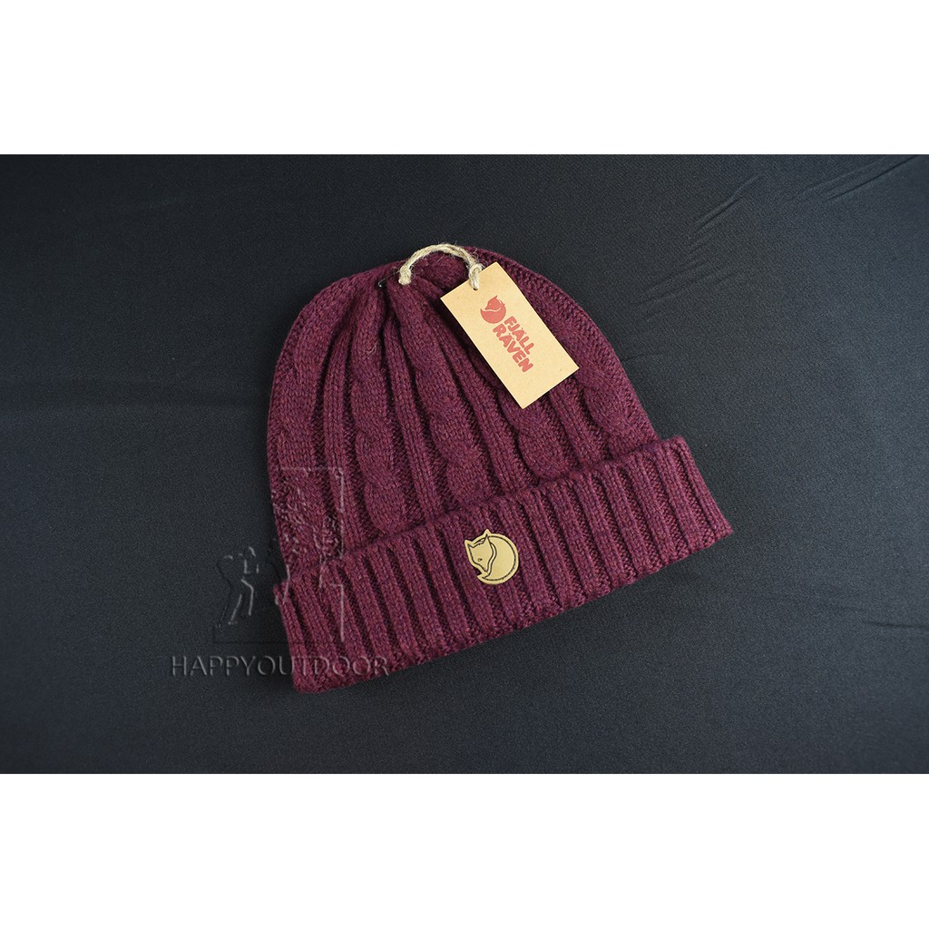 fjallraven braided knit hat
