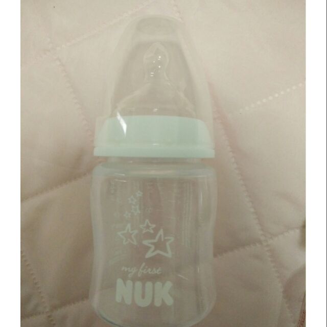 NUK寬口徑塑膠奶瓶