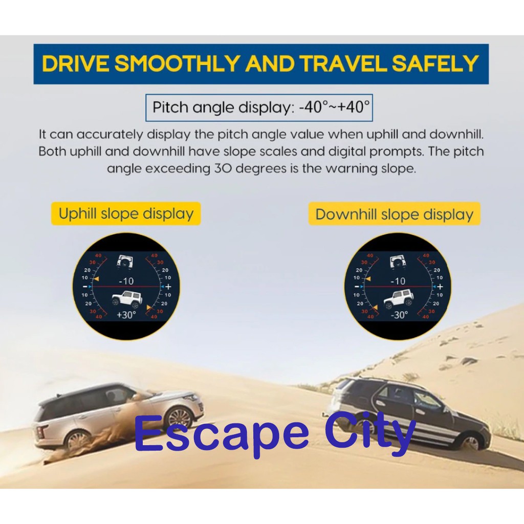 車用戶外越野水平儀傾斜儀坡度儀 蝦皮購物