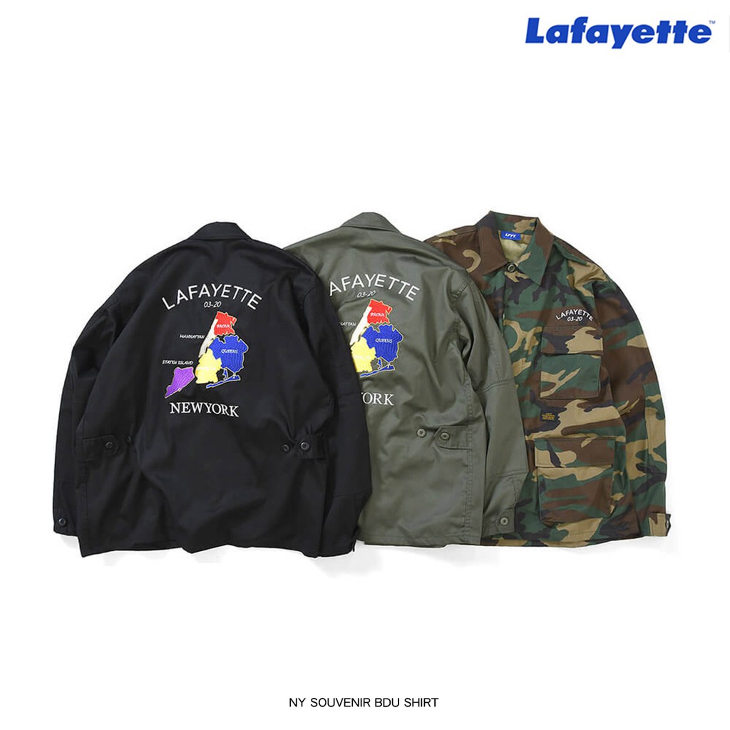 LESSTAIWAN ▼ Lafayette NY SOUVENIR BDU SHIRT 襯衫 外套