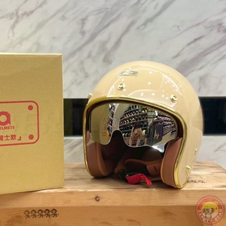 🌟台南熊安全🌟華泰 NINJA K-806SB K806B 晶淬 奶茶 內含墨鏡 可拆洗 3/4 半罩 安全帽 電鍍