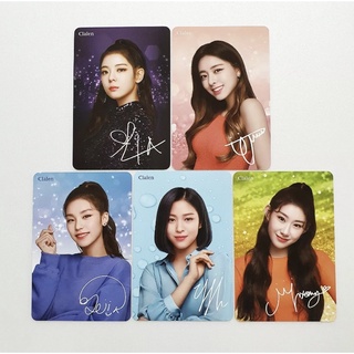 ITZY CLALEN 官方 韓國 限定 代言 小卡 大卡 Yeji Yuna Lia 留真 彩領