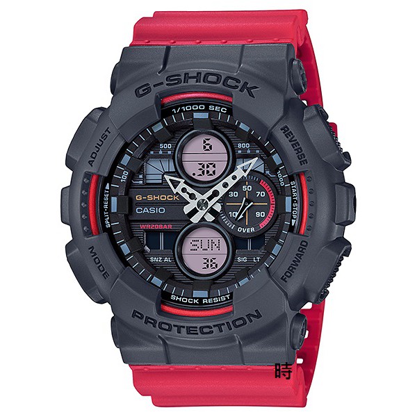 CASIO 卡西歐 G-SHOCK 指針 運動 軍用 手錶 GA-140-4A